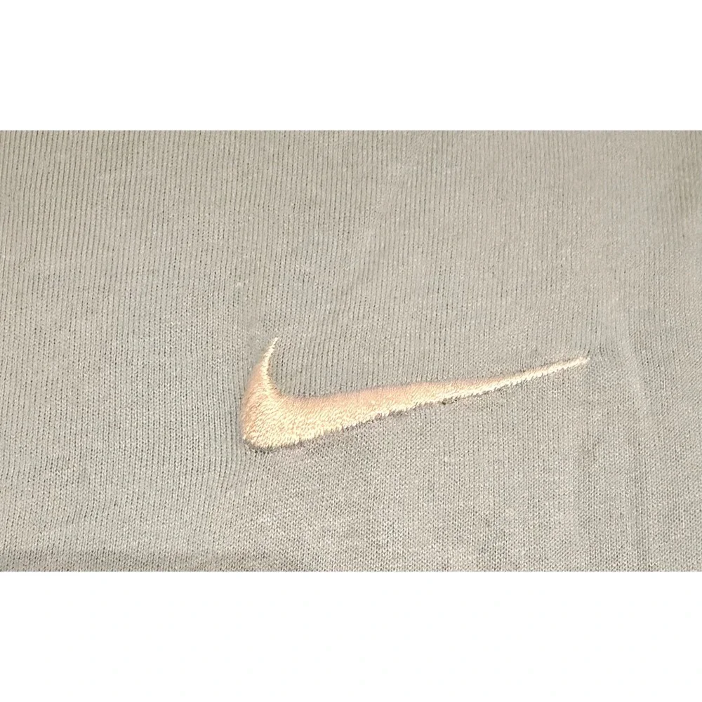 Nike Tee Loose Fit Cropped T-Shirt Blue Gray Short Sleeve Size M